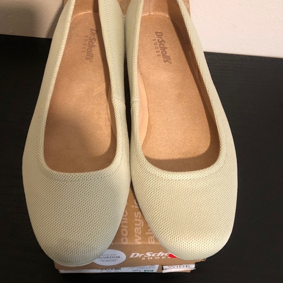 Dr. Scholl's Shoes - Dr. Scholl's Cream Mesh Ballet Flats